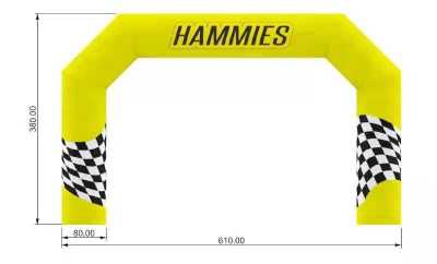 Sealed Air Start Finish Line Custom