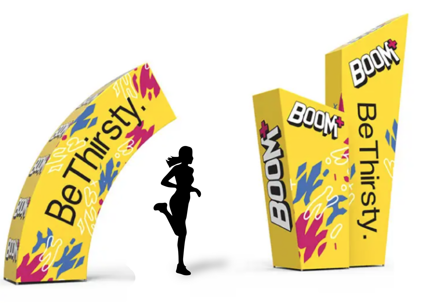 customize your finish line experience totem tower half archway