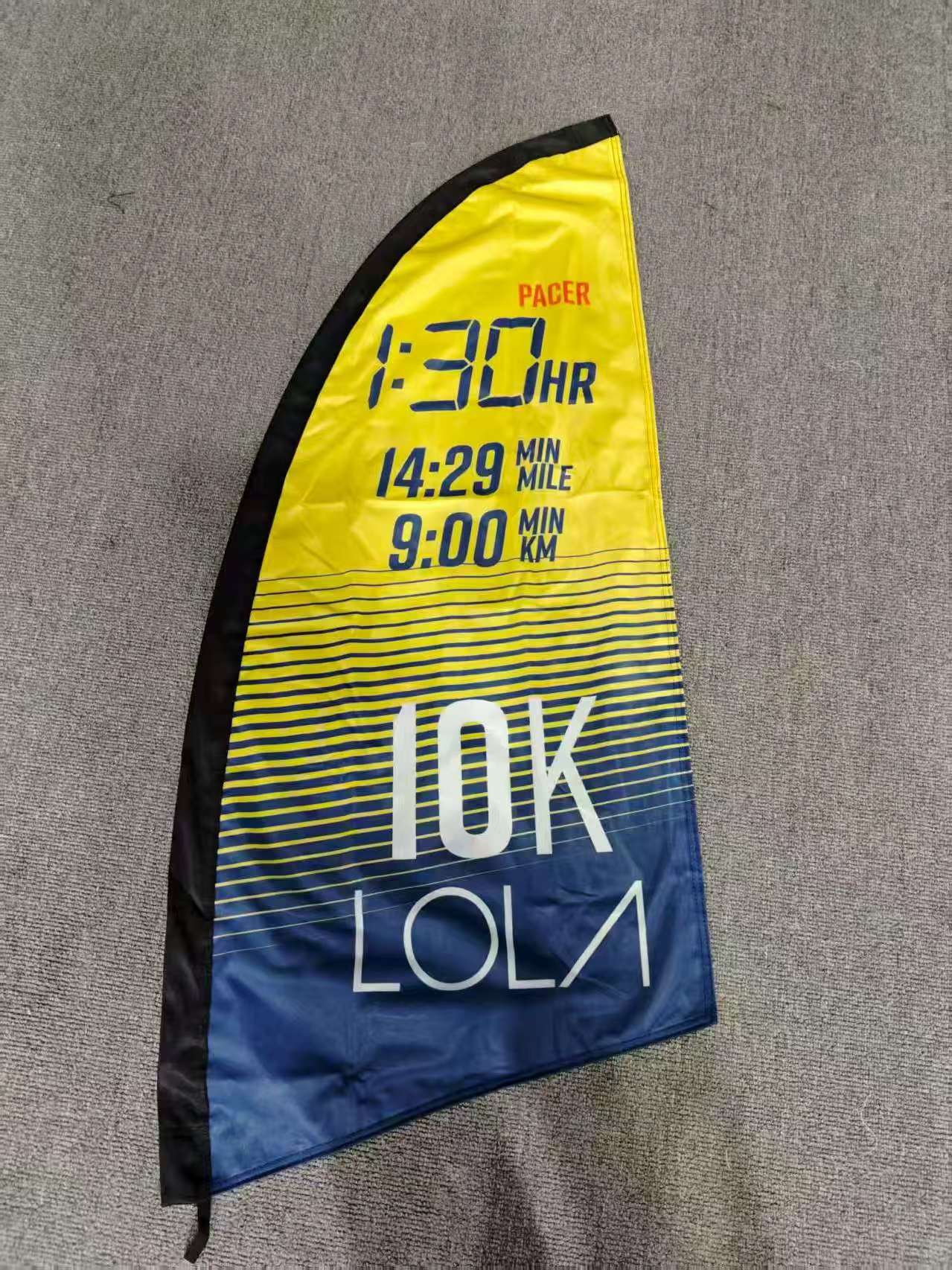 Pacer Flag and Back Pack