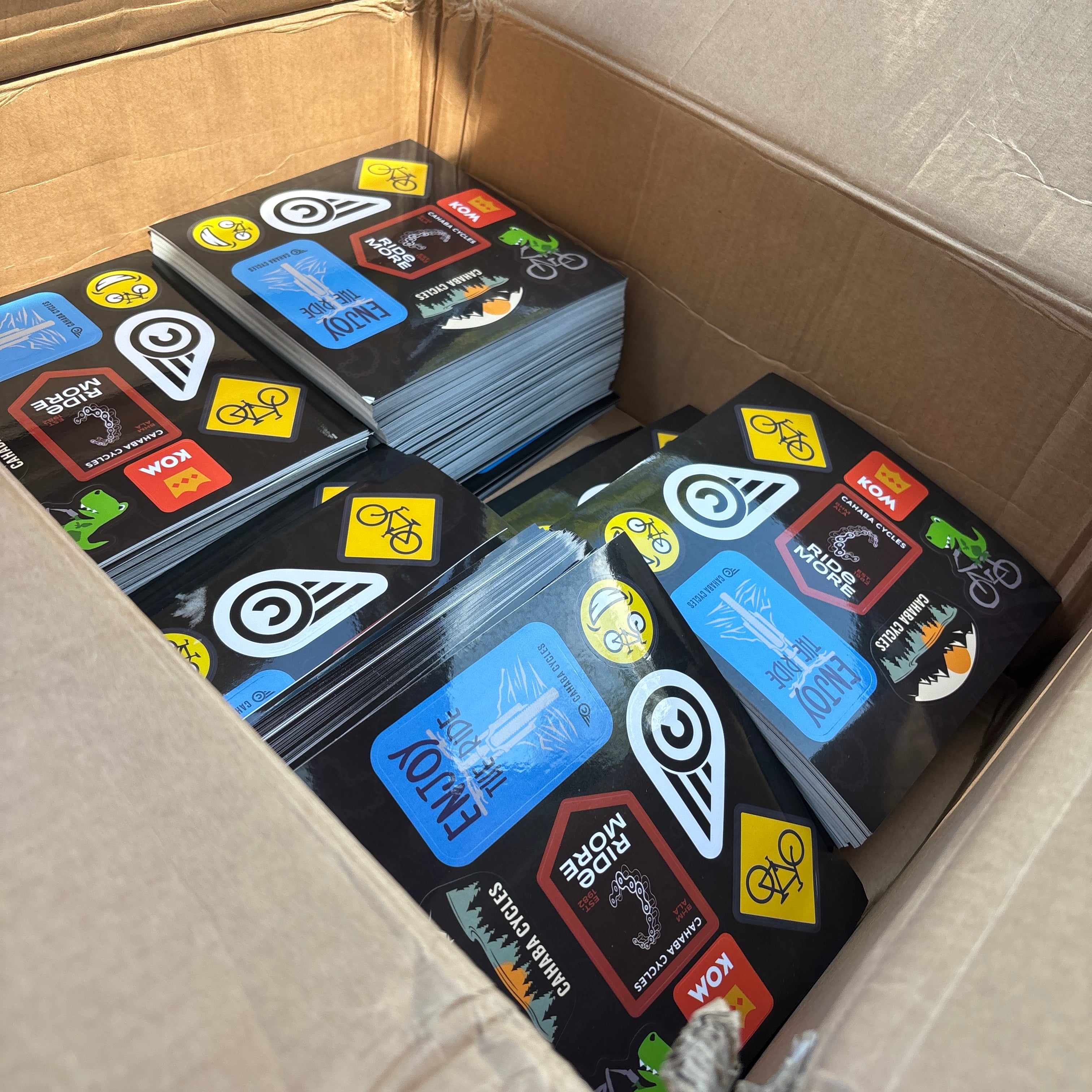 Custom Sticker Packs - Bulk Order (6"x6") 500 qty – Finish Line KD