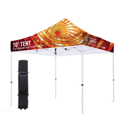 Premium Aluminum ( Silver) Tent Kit (Full-Bleed Dye Sublimation)