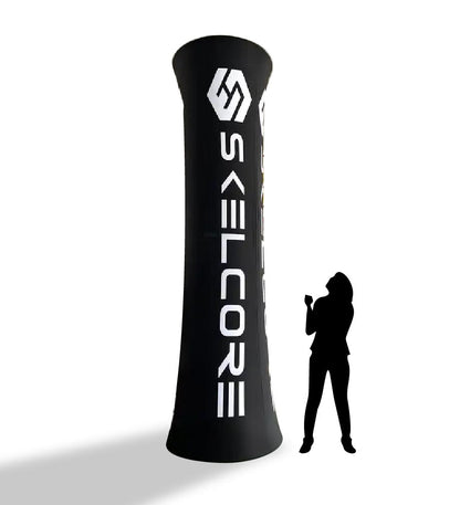 12ft Pylon with Aluminum Frame and Printed Stretch Fabric