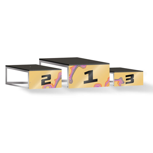 stackable lightweight podium for races customizable 