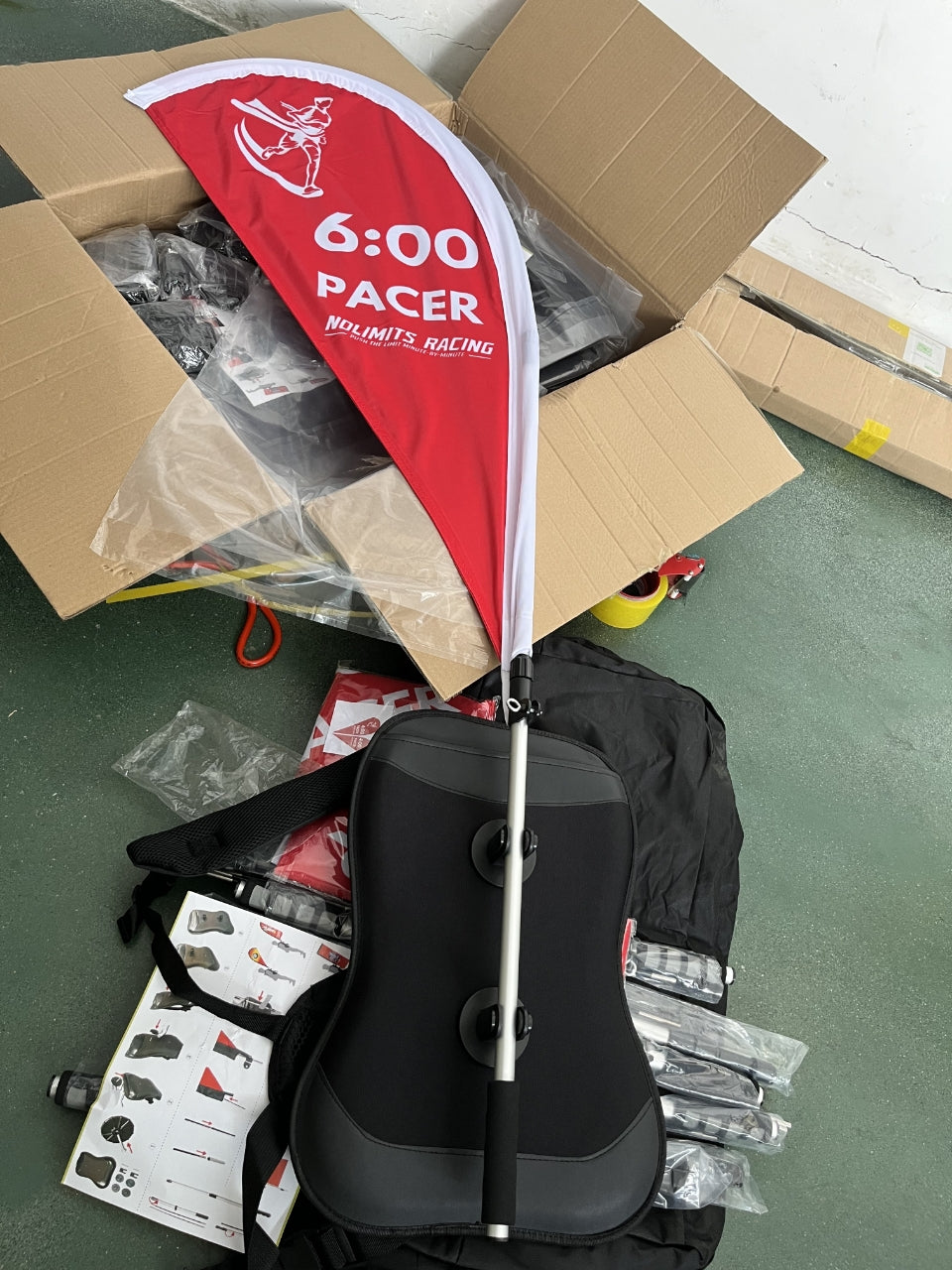 pace flag for runners
