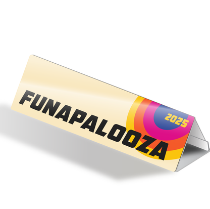 folded corrugated sign for advertising
